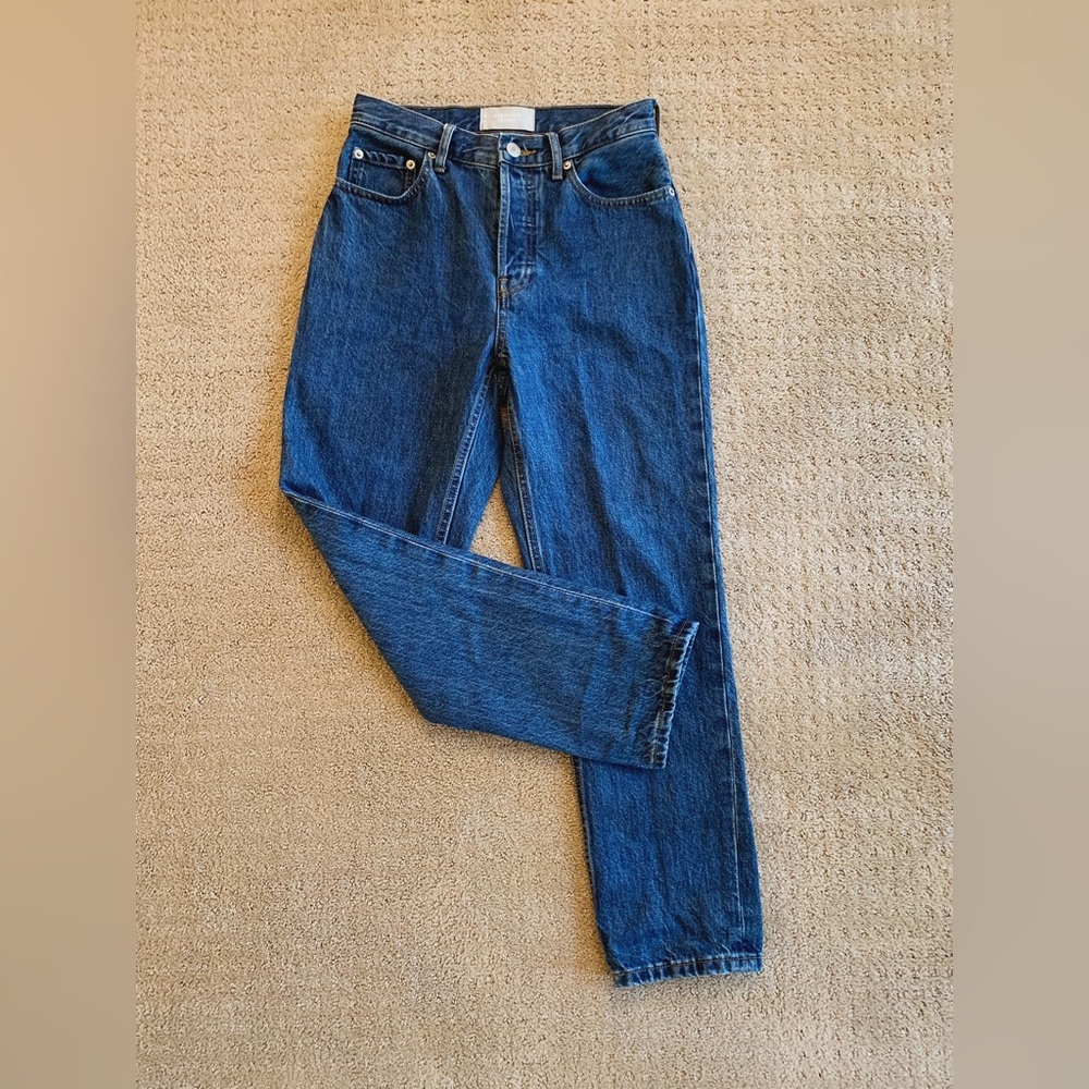 Everlane 90s Cheeky Jean (high-waisted, straight leg)